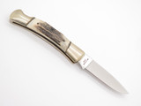 Vintage 1980s Explorer 11-385 Imai Seki Japan Stag 3.37" Small Lockback Knife