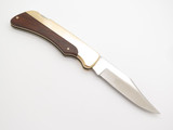 Vintage 1980s Explorer Imai Seki Japan 4.75" Brass Lockback Folding Knife
