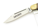 Vintage 1980s Explorer 11-174 Seizo Imai Seki Japan Wood 3.87" Folding Knife