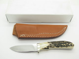 Seizo Imai Seki Custom Loveless Skinner Sambar Stag & VG-10 Damascus Fixed Knife