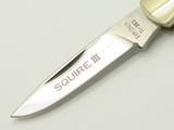 Vintage 1980s 11-383 Explorer Seizo Imai Seki Japan Lockback 3.37" Micarta Knife