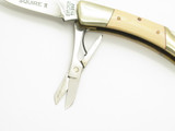 Vintage 80s 11-392 Explorer Seizo Imai Seki Japan Micarta 2.75" Lockback Knife