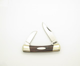 Vintage 1980s 11-378 Explorer Seizo Imai Seki Japan 3.25" Wood Folding Knife
