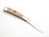 Vintage 1980s Frost Cutlery Seizo Imai Seki Japan Micarta 4.12" Folding Knife