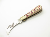 Vintage 1980s Frost Hawkbill Seizo Imai Seki Japan 2.75" Micarta Linerlock Knife