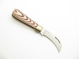 Vintage 1980s Frost Hawkbill Seizo Imai Seki Japan 2.75" Micarta Linerlock Knife