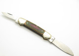 Vintage 1980s Frost Cutlery Canoe Seizo Imai Seki Japan 3.62" Wood Folding Knife