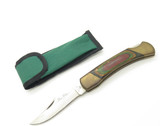 Vtg 1980s Frost Cutlery Seizo Imai Seki Japan 5" Folding Hunter Lockback Knife