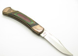 Vtg 1980s Frost Cutlery Seizo Imai Seki Japan 5" Folding Hunter Lockback Knife