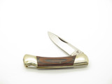 Vintage 1980s Frost Cutlery Seizo Imai Seki Japan Wood 3.75" Lockback Knife