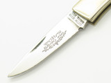 Vintage 80s Frost Cutlery Seizo Imai Seki Japan Smooth Bone 2.75" Lockback Knife