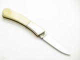 Vintage 80s Frost Cutlery Seizo Imai Seki Japan 2.75" Smooth Bone Lockback Knife