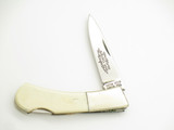 Vintage 80s Frost Cutlery Seizo Imai Seki Japan 2.75" Smooth Bone Lockback Knife