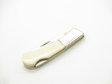 Vintage 80s Frost Cutlery Seizo Imai Seki Japan 2.75" Smooth Bone Lockback Knife