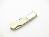 Vintage 80s Frost Cutlery Seizo Imai Seki Japan Lockback 2.75" Smooth Bone Knife