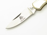 Vintage 1980s Frost Cutlery Seizo Imai Seki Japan Lockback 2.87" Cow Bone Knife