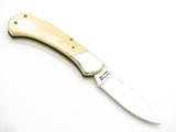 1980s Vintage Frost Cutlery Seizo Imai Seki Japan Cow Bone Lockback 2.87" Knife