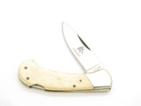 1980s Vintage Frost Cutlery Seizo Imai Seki Japan Cow Bone Lockback 2.87" Knife