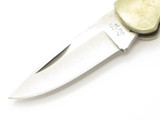 Vintage 1980s Frost Cutlery Seizo Imai Seki Japan Cow 3.75" Bone Lockback Knife