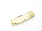 Vintage 1980s Frost Cutlery Seizo Imai Seki Japan Cow 3.75" Bone Lockback Knife