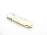 Vintage 1980s Frost Cutlery Seizo Imai Seki Japan Cow 3.75" Bone Lockback Knife