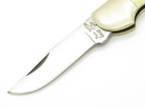 Vintage 1980s Frost Cutlery Seizo Imai Seki Japan Cow Bone 3.87" Lockback Knife