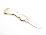 Vintage 1980s Frost Cutlery Seizo Imai Seki Japan Cow Bone 3.87" Lockback Knife