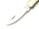 Vintage 1980s Frost Cutlery Seizo Imai Seki Japan Lockback Cow Bone 3" Knife