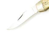 Vintage 1980s Frost Cutlery Seizo Imai 4.37" Seki Japan Lockback Cow Bone Knife