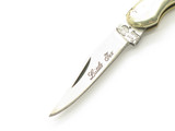 Vintage 1980s Frost Seizo Imai Seki Japan 2.25" Folding Miniature Cow Bone Knife