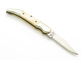 Vintage 1980s Frost Seizo Imai Seki Japan 2.25" Folding Miniature Cow Bone Knife