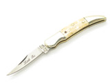 Vintage 1980s Frost Seizo Imai Seki Japan Folding 2.25" Cow Bone Miniature Knife
