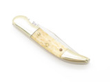 Vintage 1980s Frost Seizo Imai Seki Japan 2.25" Cow Bone Folding Miniature Knife