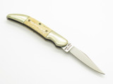 Vintage 1980s Frost Seizo Imai Seki Japan 2.25" Cow Bone Miniature Folding Knife