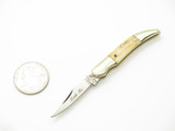 Vintage 1980s Frost Seizo Imai Seki Japan Cow Bone 2.25" Miniature Folding Knife