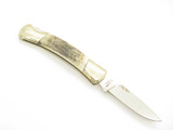Vintage 80s Frost Cutlery Seizo Imai Seki Japan 3.5" Stag Folding Lockback Knife