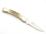 Vintage 80s Frost Cutlery Seizo Imai Seki Japan 3.5" Folding Stag Lockback Knife