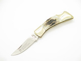 Vtg Frost 1982 Liberty Bowl Paul "Bear" Bryant Seki Japan 3" Folding Stag Knife