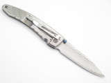 Mcusta Seki Japan Wave MC-0112D VG-10 Damascus Framelock Folding Pocket Knife