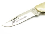 Vintage 1980s Frost Cutlery Seizo Imai Seki Japan Folding 4" Lockback Stag Knife