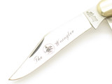 Vintage 80s Frost Cutlery Seizo Imai Seki Japan 4" Second Cut Folding Stag Knife