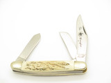 Vintage 80s Frost Cutlery Seizo Imai Seki Japan 4" Stag Stockman Folding Knife