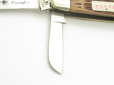 Vintage 80s Frost Cutlery Seizo Imai Seki Japan 3.87" Jigged Bone Folding Knife