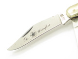 Vintage 80s Frost Cutlery Seizo Imai Seki Japan Stag 4" Second Cut Folding Knife
