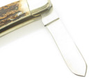 Vintage 80s Frost Cutlery Seizo Imai Seki Japan Stag 4" Second Cut Folding Knife