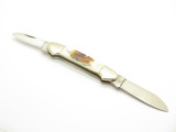 Vintage 1980s Frost Seizo Imai Seki Japan Jigged Bone 3.62" Folding Canoe Knife