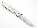 Mcusta Seki Japan Basic MC-15D White Corian VG-10 Damascus Folding Pocket Knife