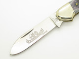 Vintage 1980s Frost Seizo Imai Seki Japan Folding Jigged Bone Canoe 3.62" Knife