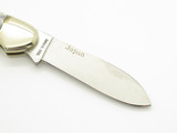 Vintage 1980s Frost Seizo Imai Seki Japan Folding Jigged Bone Canoe 3.62" Knife