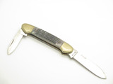 Vintage 1980s Frost Seizo Imai Seki Japan Canoe Folding 3.62" Jigged Bone Knife